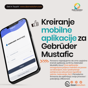 GM Worker APP: Nova Mobilna Aplikacija za Gebrüder Mustafić